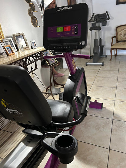 Life Fitness Integrity Recumbent Bike Series Purple